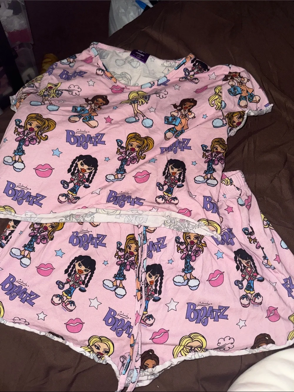 Pink Women's Bratz Pajama Set